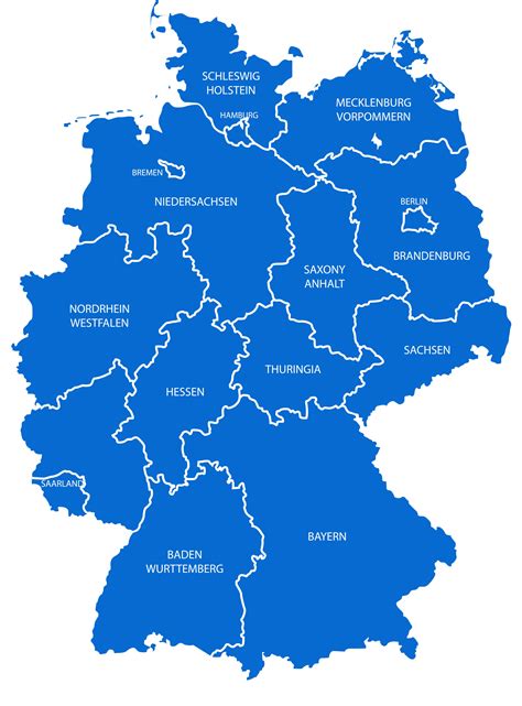 Всё о германии | deutschland. Map Germany