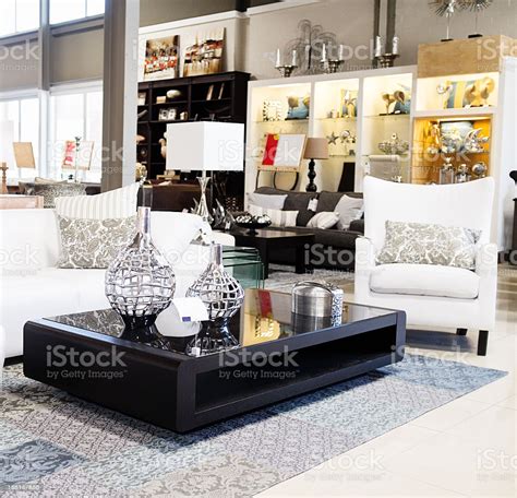 Home Decor Store Displaying Elegant Furniture And