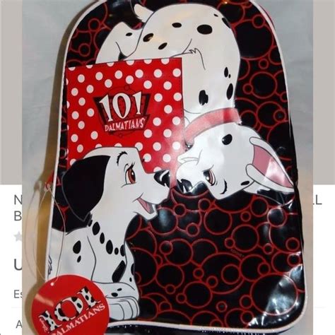 Vintage 101 Dalmatians Black And White Mini Backpack Dalmatian 101