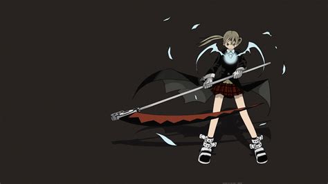 long hair schoolgirl angry face maka albarn anime manga soul eater fantasy weapon