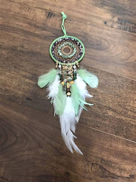 Maybe you would like to learn more about one of these? Dreamcatcher. Mint color. Natural stones. Amethyst . Green | Etsy | Mint color, Dream catcher ...