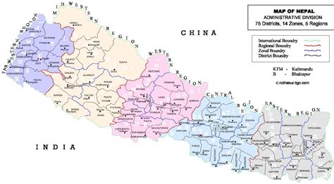 Mapa Político Do Nepal Nepal Mapa Político Con Provincias Sur De