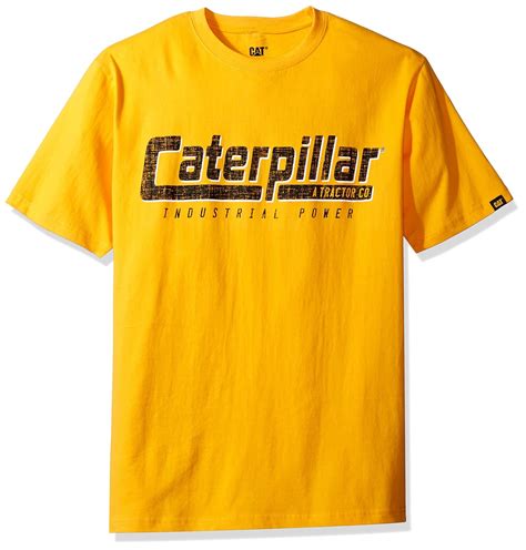 Buy Caterpillar Industrial T Shirt Yellow 2x Large At