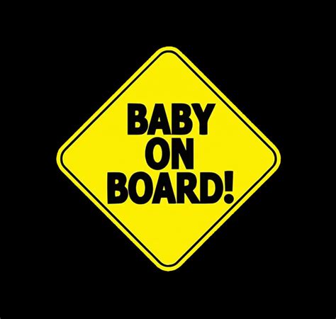 Baby On Board Sticker Decal Baby On Board Store