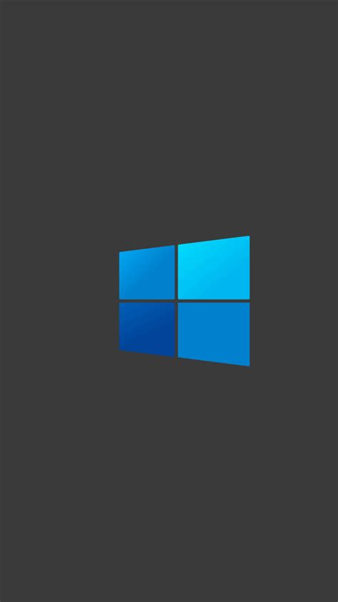 750x1334 Windows 10 Dark Logo Minimal Iphone 6 Iphone 6s Iphone 7