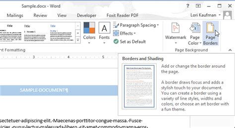 The fastest way to make one page landscape in word. How to Add a Border to an Entire Page in Word