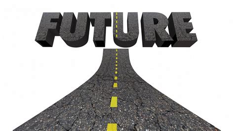 Road To The Future Progress Moving Forward Word 3 D Animation Motion