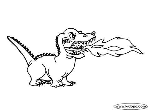 Free printable chinese dragon coloring pages for kids. Fire Breathing Dragon 5 coloring page