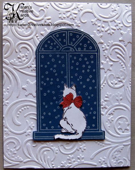 Karens Kreative Kards Think Snow Designers Choice Challenge