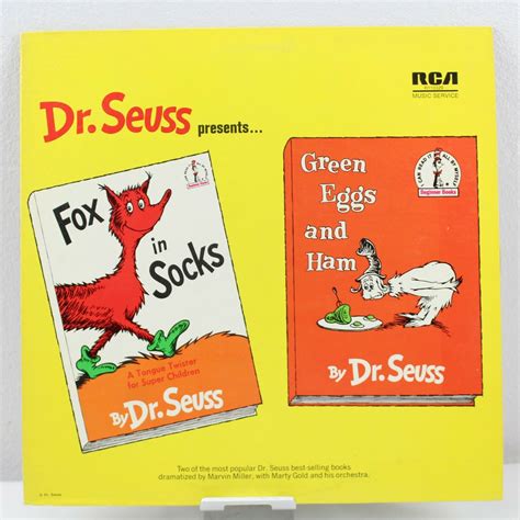 Mavin Dr Seuss Presents Fox In Socks Green Eggs And Ham Vinyl Record