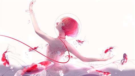 2560x800px Free Download Hd Wallpaper Anime Girl Dancing Closed