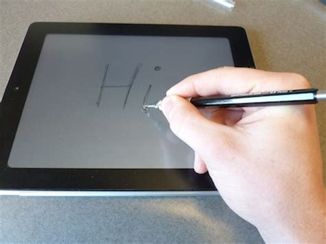 Making the stylus the first step is unscrew the pen, remove the ink from inside, then put it back together. Denis Kovacs - Mechanical Pencil iPad Stylus