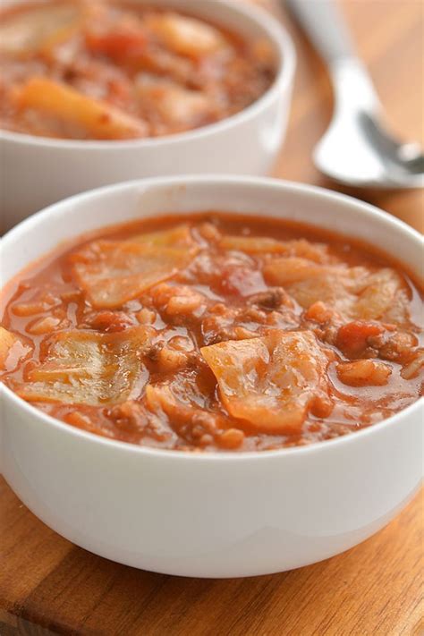 Cabbage Roll Soup Easy Unstuffed Cabbage Roll Soup Recipe