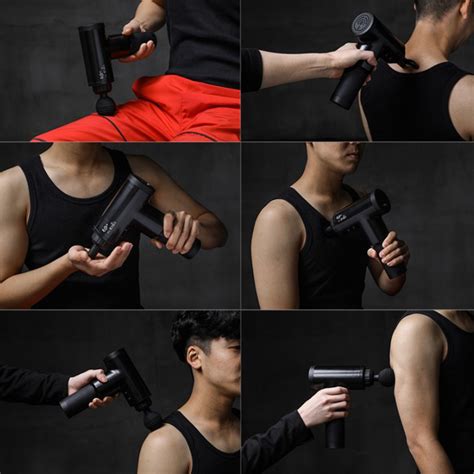Dt Flex Handheld Percussion Massage Gun Deep Tissue Massager For Sore Muscle And Stiffness