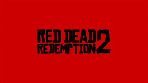 Red Dead Redemption Logo Uhd 8k Wallpaper Pixelz