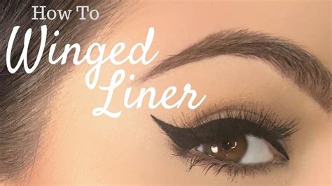 How To Winged Eyeliner Youtube