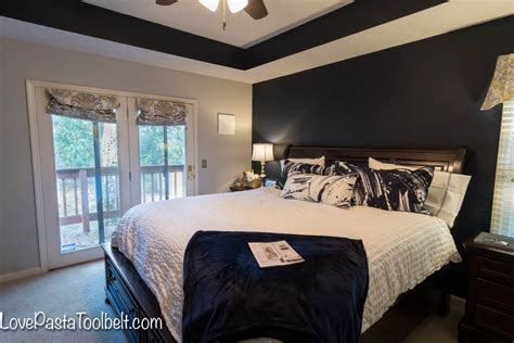 Which paint shade possesses you? Navy and Gray Master Bedroom Design - Love, Pasta, and a ...