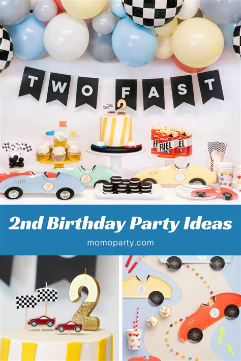 2nd Birthday Party For Boys Second Birthday Ideas Cars Theme Birthday