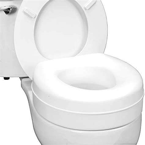 Healthsmart Raised Toilet Seat Riser And Toilet Seat Cushion That Fits