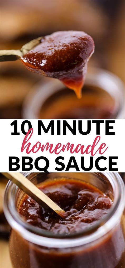 This Homemade Barbecue Sauce Is A Quick And Easy Condiment For All Of