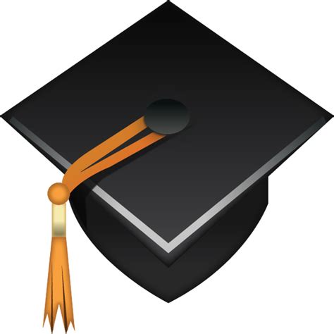 Download Graduation Cap Emoji Icon Emoji Island