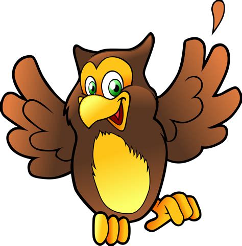 Happy Owl Vector Graphic Image Free Stock Photo Public Domain Photo