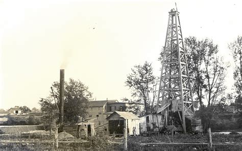 Smithville Mi Oil Well And View Of Part Of Downtown Smithv Flickr