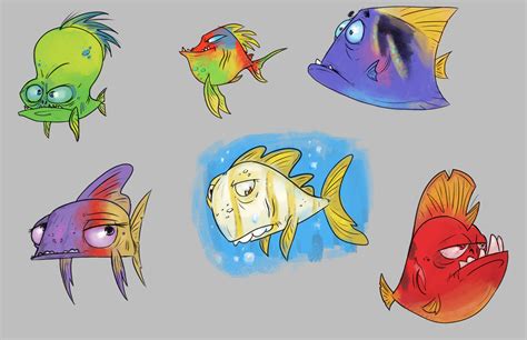 Artstation Fish Characters
