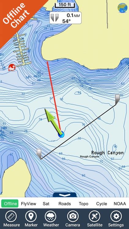 Amistad Lake Gps Charts Fishing Maps Navigator By Flytomap