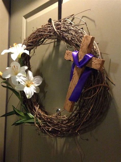Lent Palm Sunday Easter Wreath Diy Spring Wreath Easter Crafts