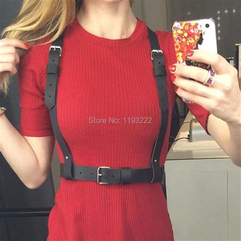Sexy Fashion Clothing Accessories Cosplay Handcrafted Leather Harness