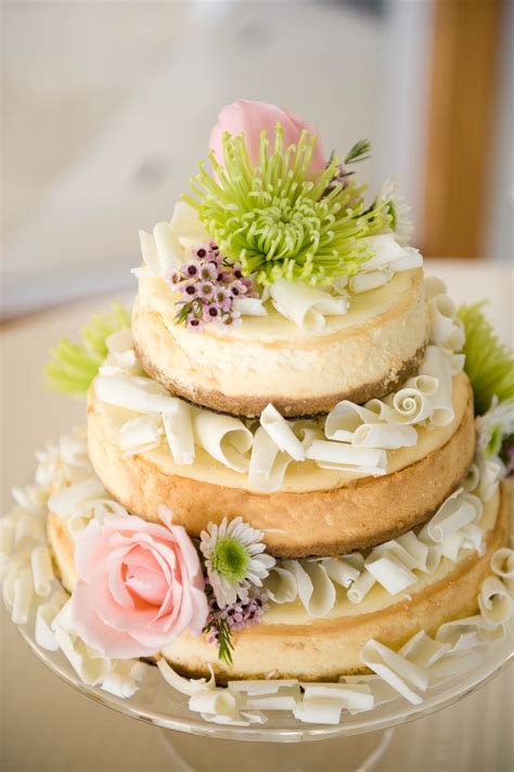Picture Of Yummy And Trendy Cheesecake Wedding Cakes
