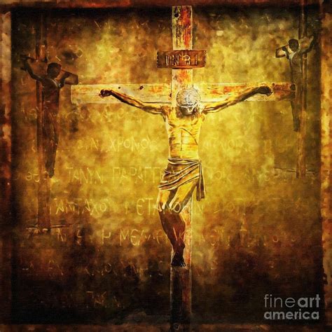 Crucified Via Dolorosa 12 Digital Art By Lianne Schneider Fine Art America