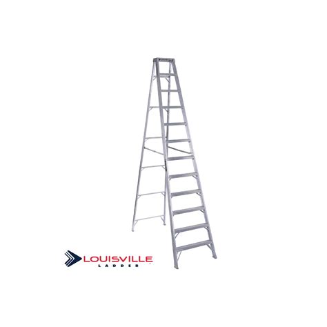 Louisville Ladder 12 Foot Aluminum Step Ladder Modern Electrical