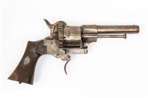 Revolver à Broche De Type Lefaucheuxsimple Et Double Action Carcasse