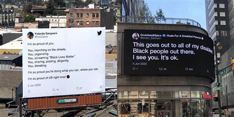 Creative Works Twitter Twitter Black Lives Matter Billboards The Drum