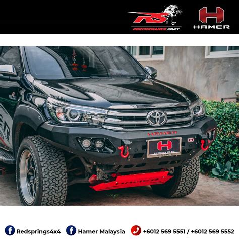 Toyota Hilux Revo King Series Front Steel Bumper