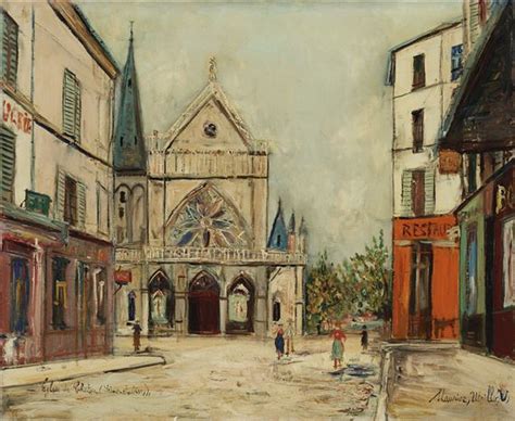 Maurice Utrillo Eglise Notre Dame De Lassomption Chatou Yvelines