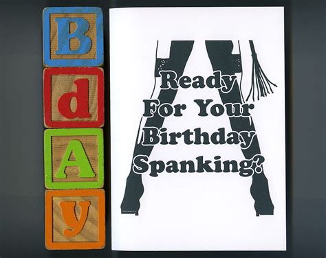 Ready For Your Birthday Spanking Cat O Nine Tails Femdom Etsy