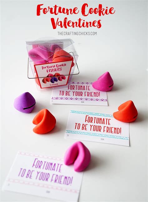 Fortune Cookie Valentines The Crafting Chicks