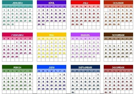 Calendar With Numbered Days 365 Graphics Calendar Template 365 Day