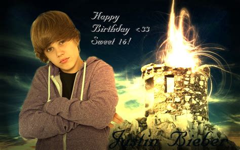 Justin Bieber Birthday Justin Bieber Wallpaper 10671767 Fanpop