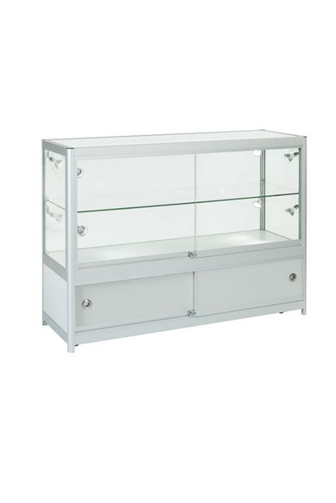 Our display cabinets are another must have addition to any hallway, lounge or dining room. 400mm Aluminium Display Cabinet Small Storage Area