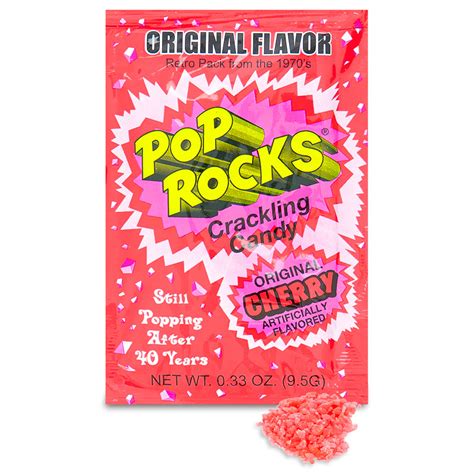 Pop Rocks Original Cherry Popping Candy Candy Funhouse Candy