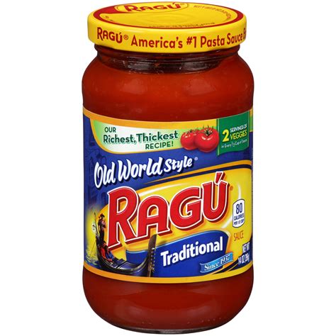 Ragu Old World Style Pasta Sauce Traditional 14 Oz