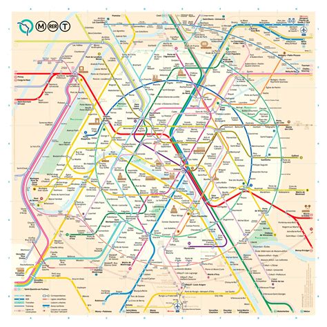 Metro De Paris Faixa Mapa Mapa Ofparis De Metro De Faixa Île De