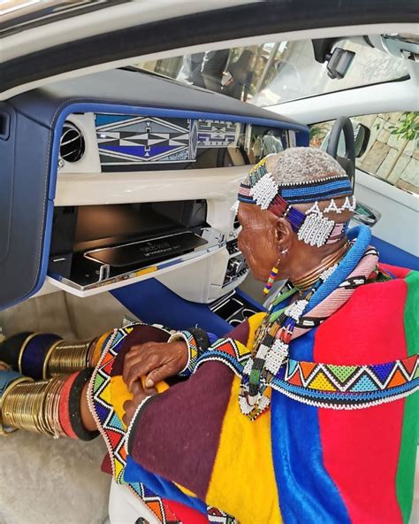 Renowned Cultural Icon Dr Esther Mahlangu Paints Unique Ndebele