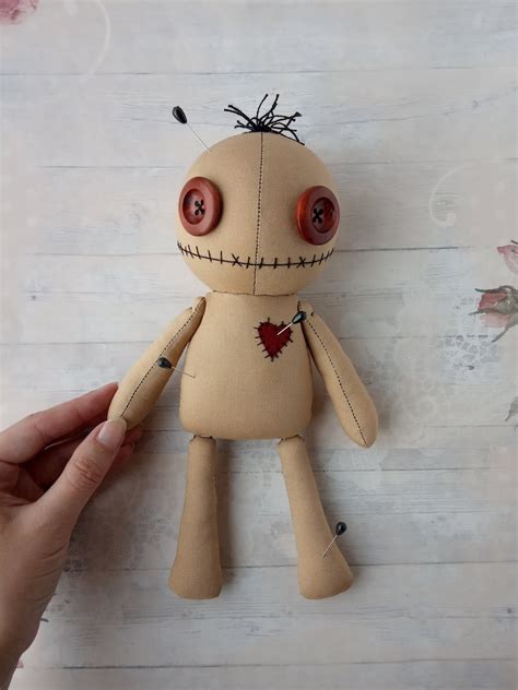 Voodoo Doll Sewing Pattern Goth Decor Tutorial Creepy Cute Pdf Etsy