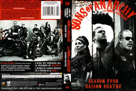 Sons Of Anarchy Season 4 R1 Dvd Cover Dvdcovercom