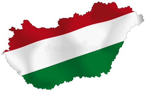 Je staat op het punt om een vlag van hongarije te kopen. De vlag van Hongarije vector illustratie. Illustratie ...